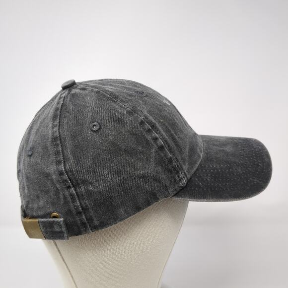 Nice Slideback Baseball Hat Solid Gray One Size Adjustable Casual Blank - Picture 5 of 9